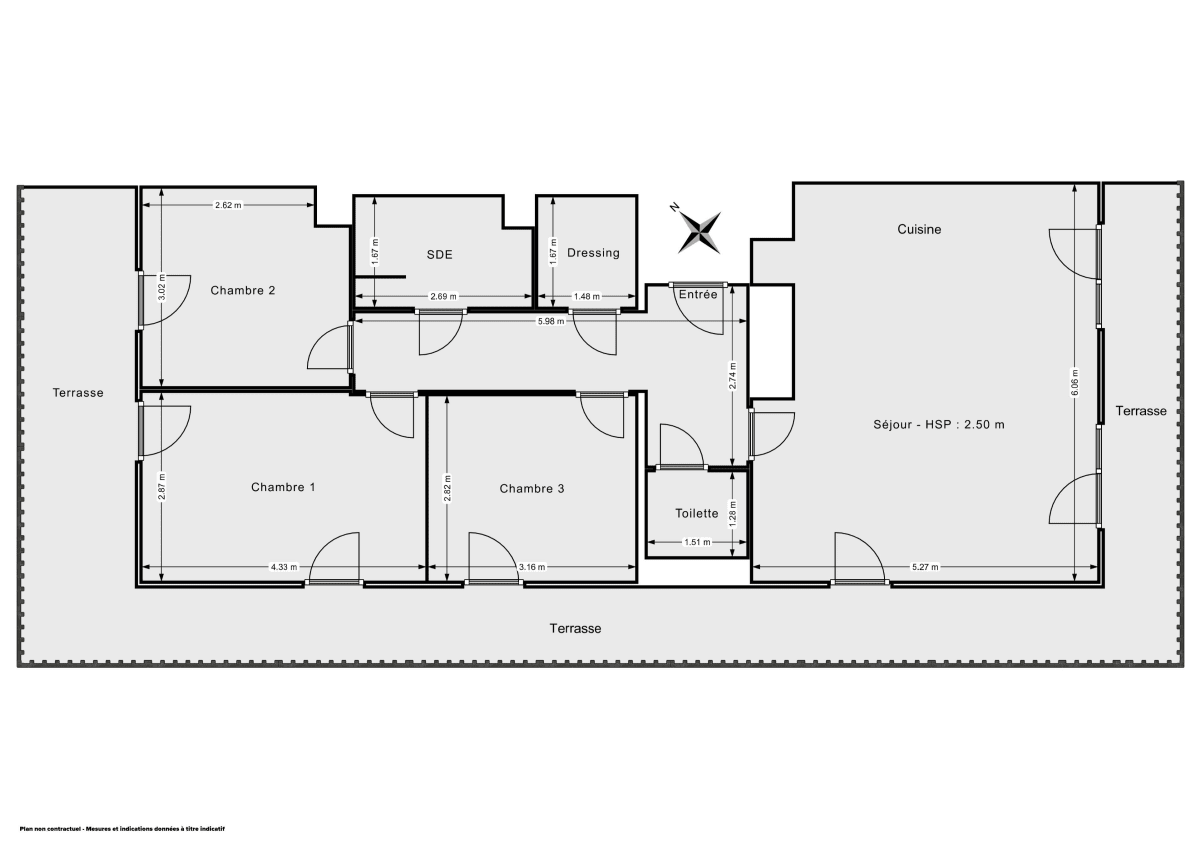 Appartement de 80.37 m² à Antony