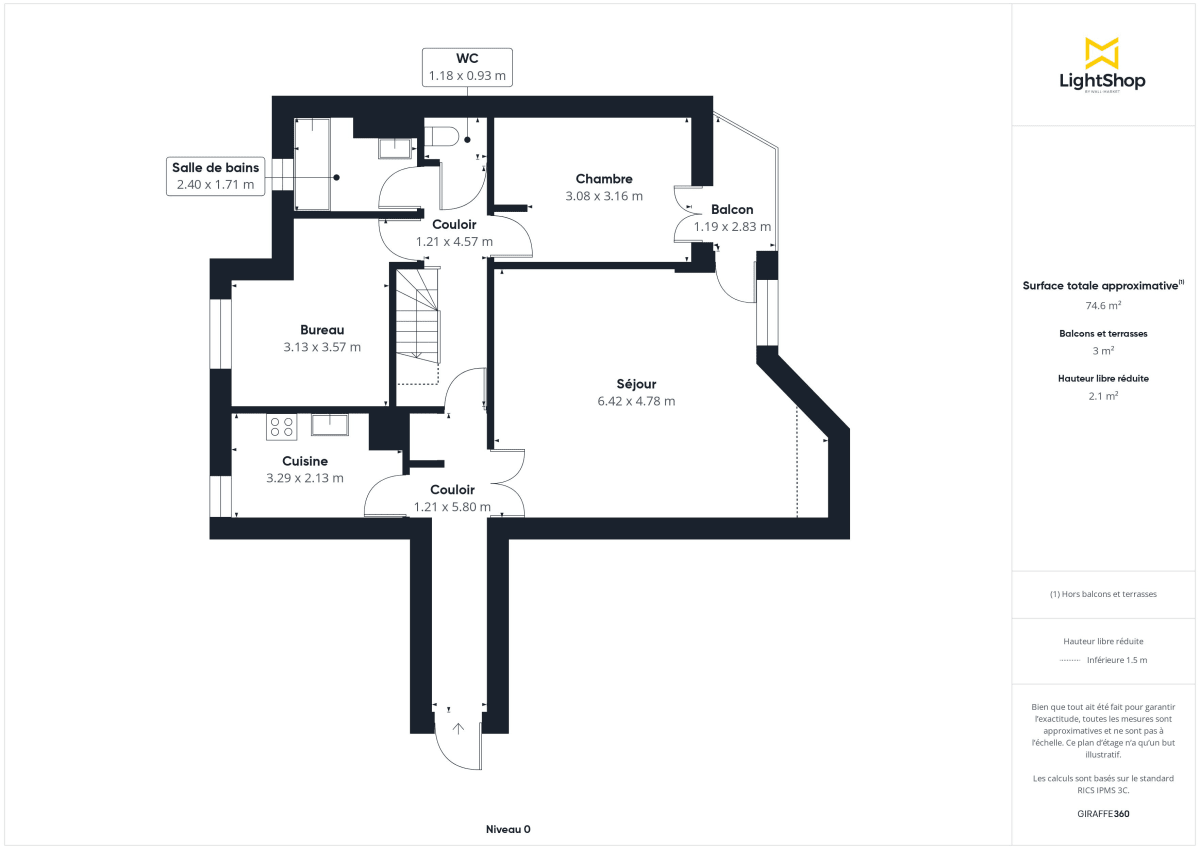 Appartement de 87.78 m² à Clamart