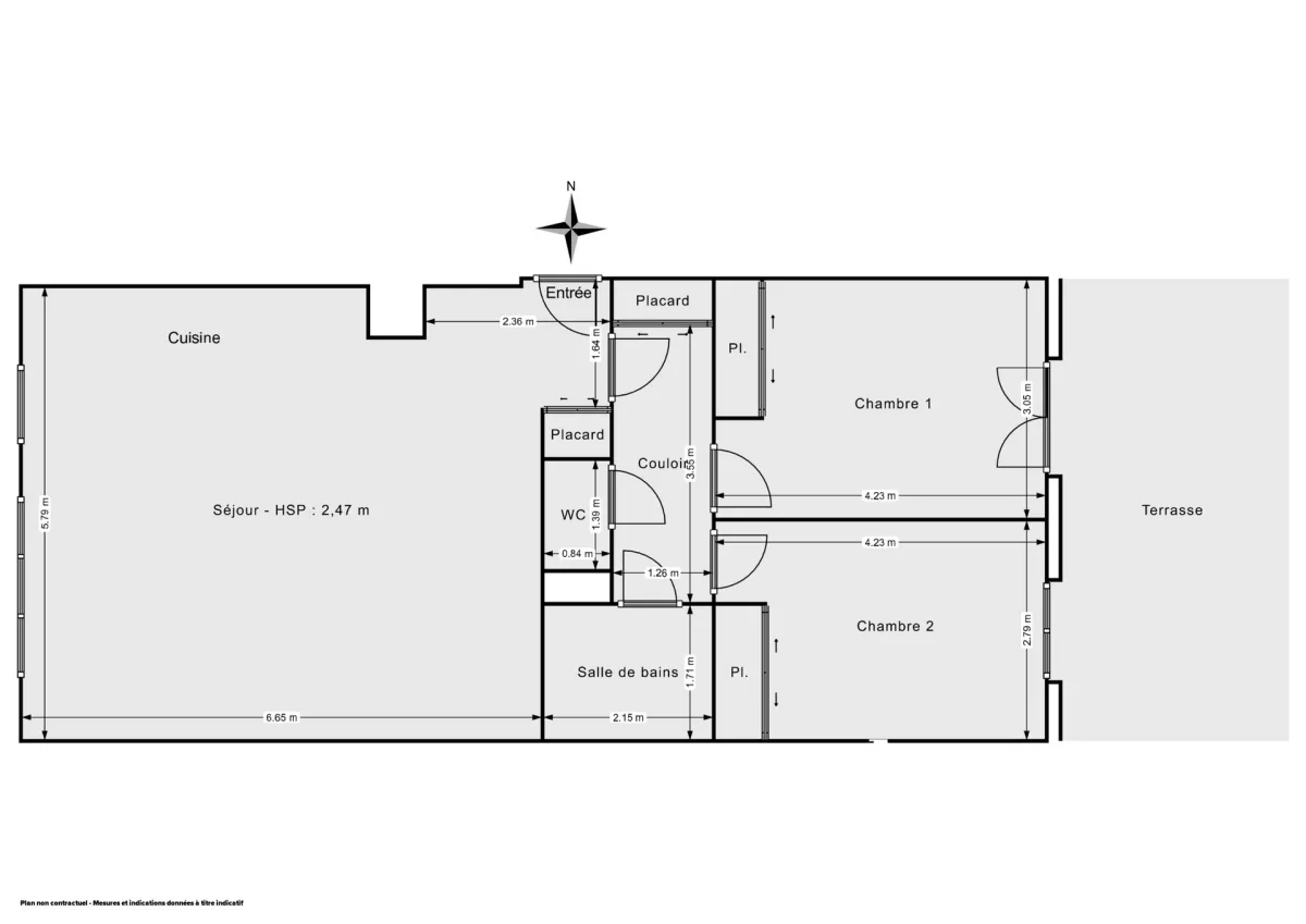 Appartement de 72.63 m² à Châtillon