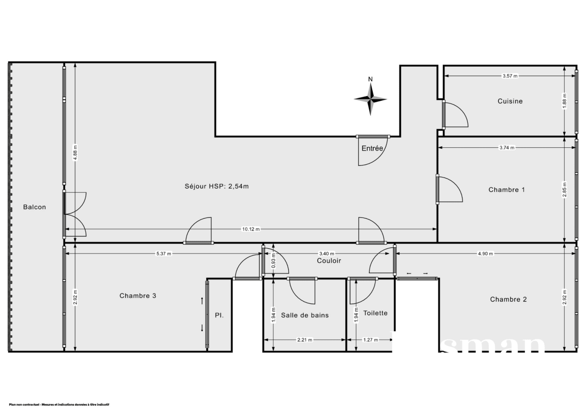 Appartement de 87.0 m² à Boulogne-Billancourt