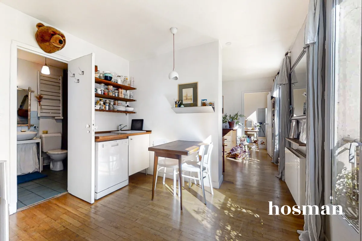 Appartement de 37.5 m² à Paris