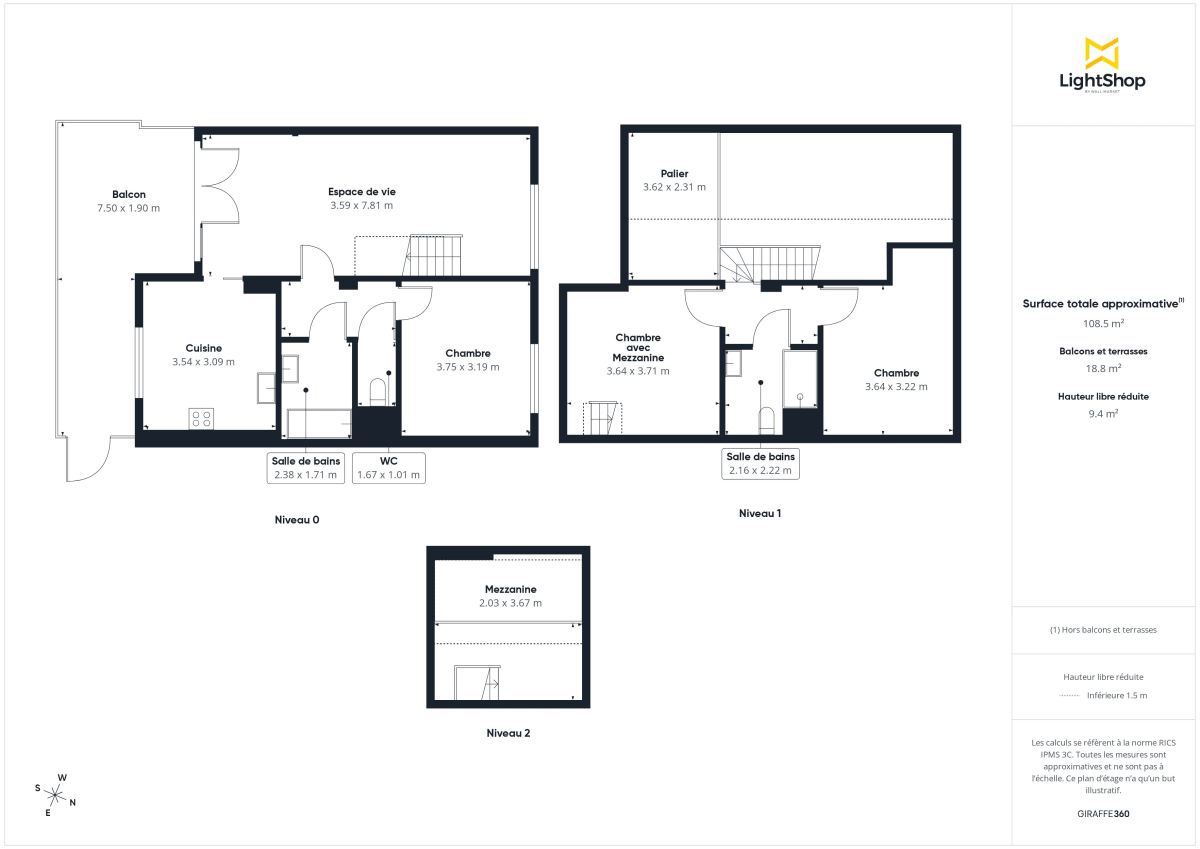 Appartement de 95.0 m² à Bordeaux