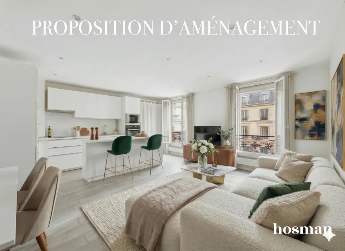 Appartement de 54.82 m² à Levallois-Perret