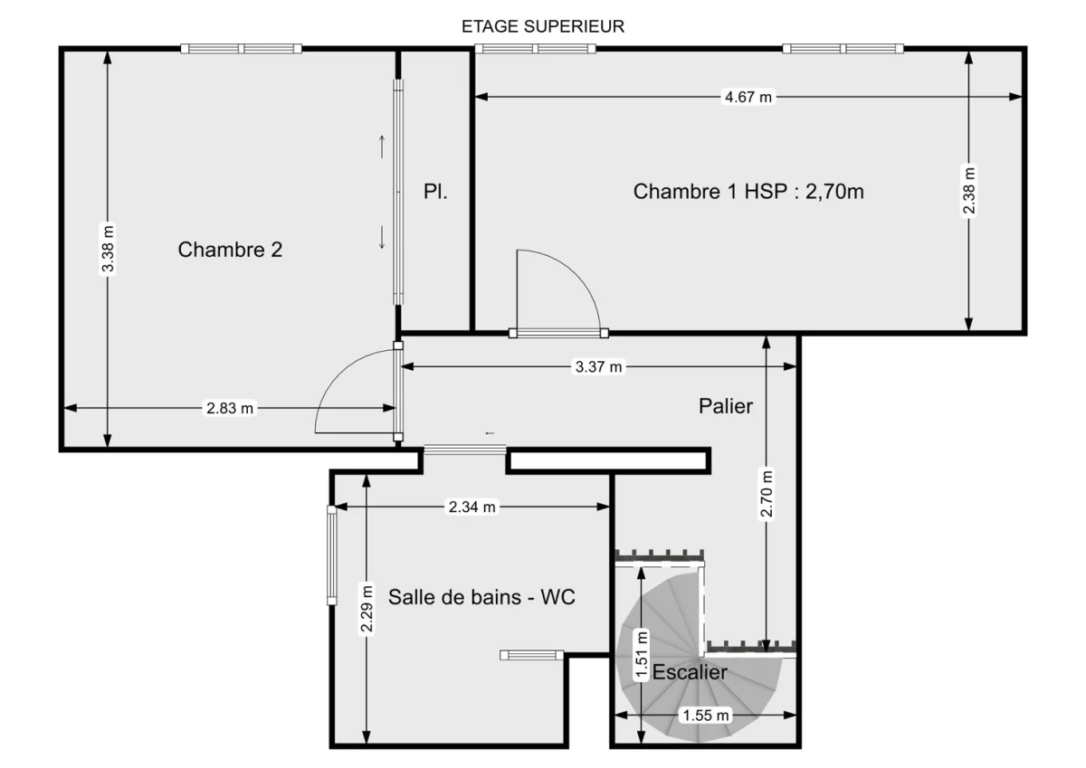 Appartement de 63.11 m² à Levallois-Perret