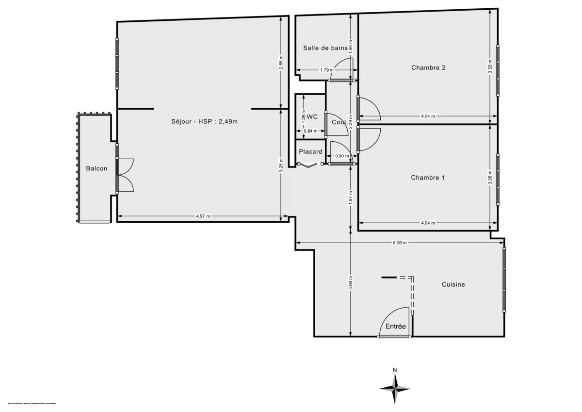 Appartement de 82.0 m² à Montreuil