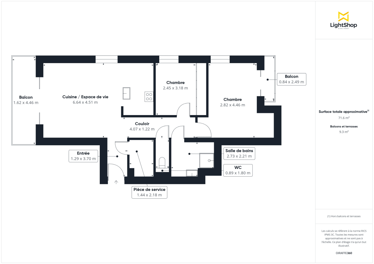 Appartement de 70.66 m² à Nantes