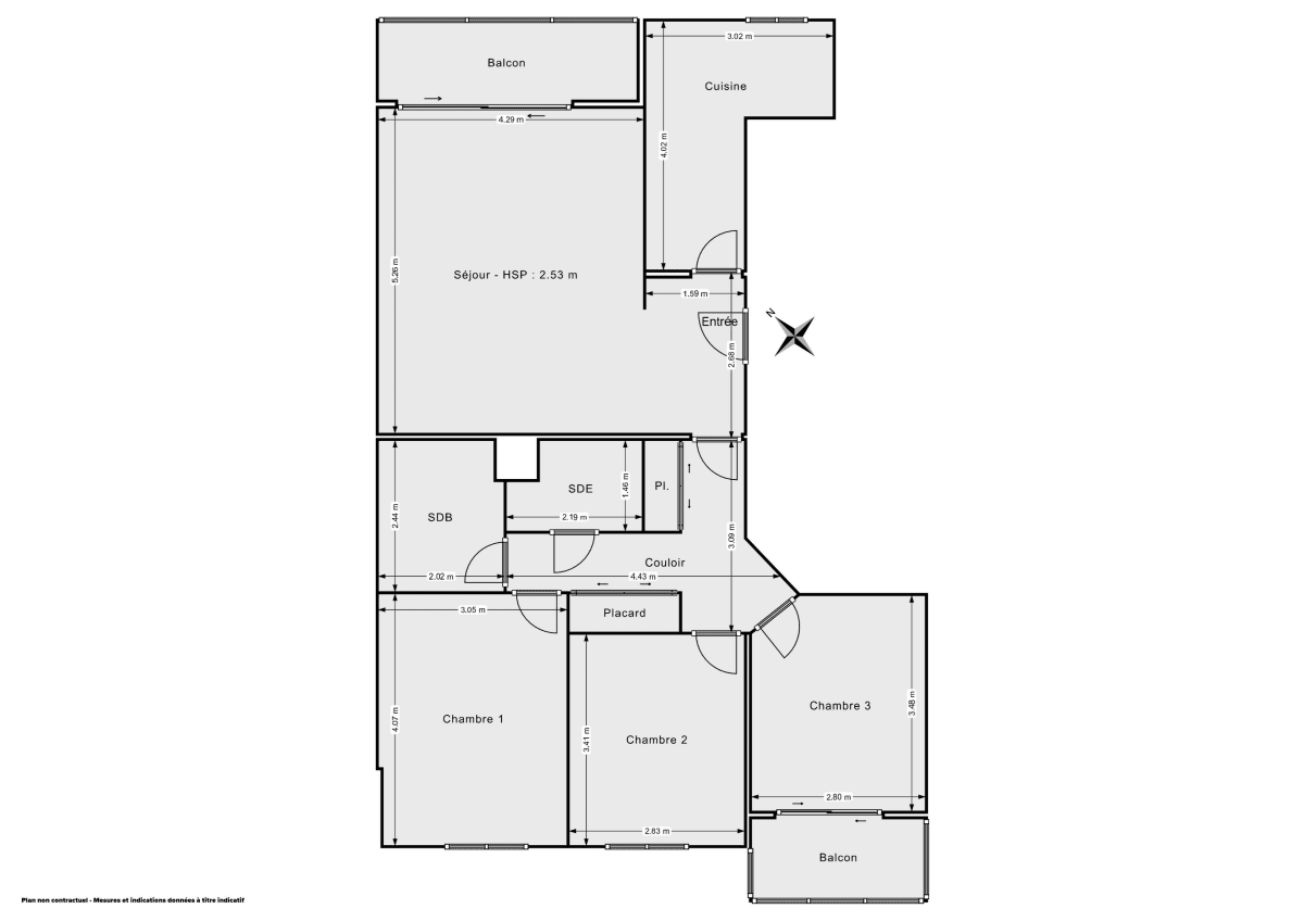 Appartement de 78.04 m² à Issy-les-Moulineaux