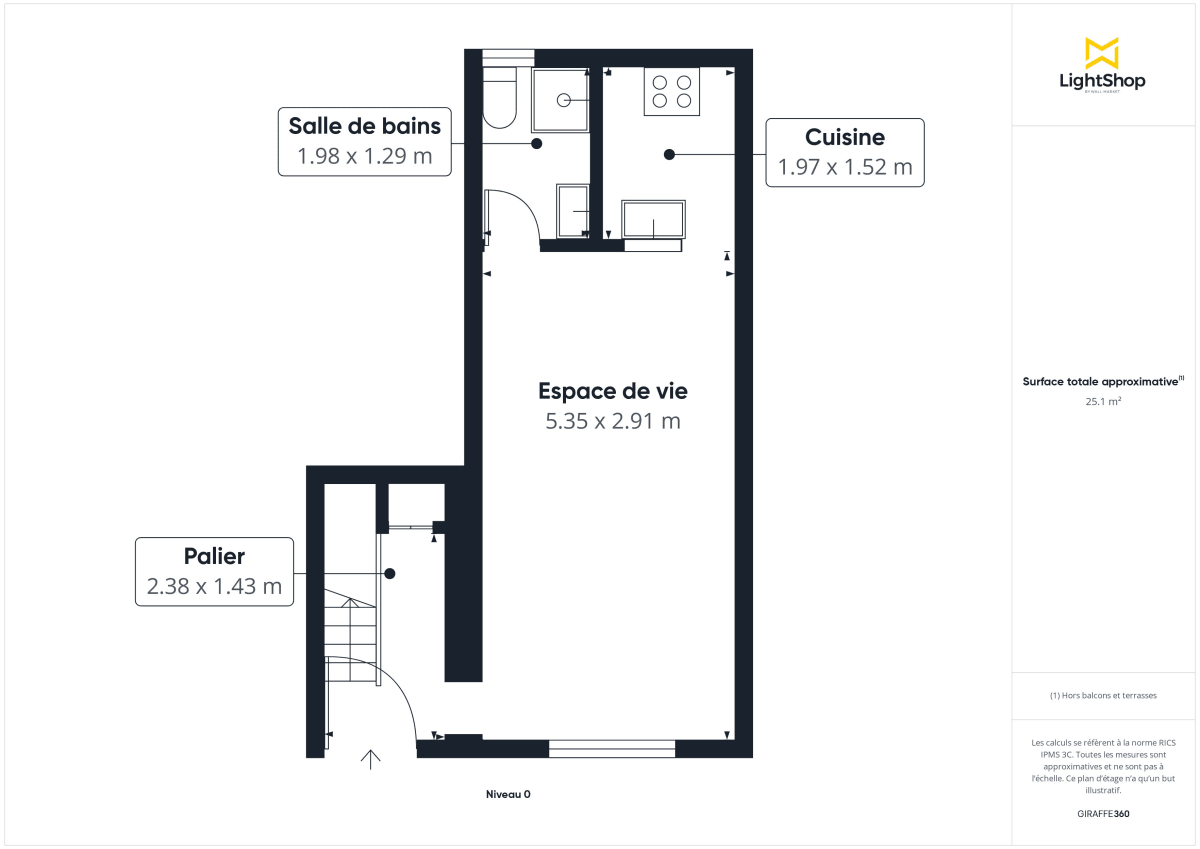 Appartement de 42.3 m² à Arcachon