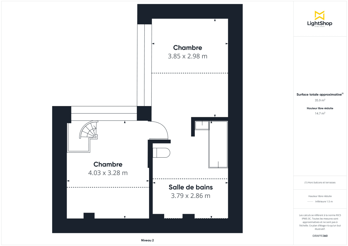 Appartement de 132.59 m² à Bordeaux