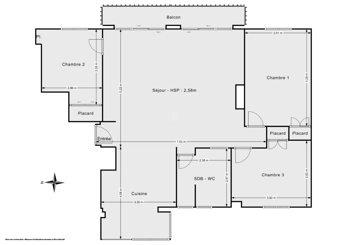 Appartement de 83.0 m² à Gentilly