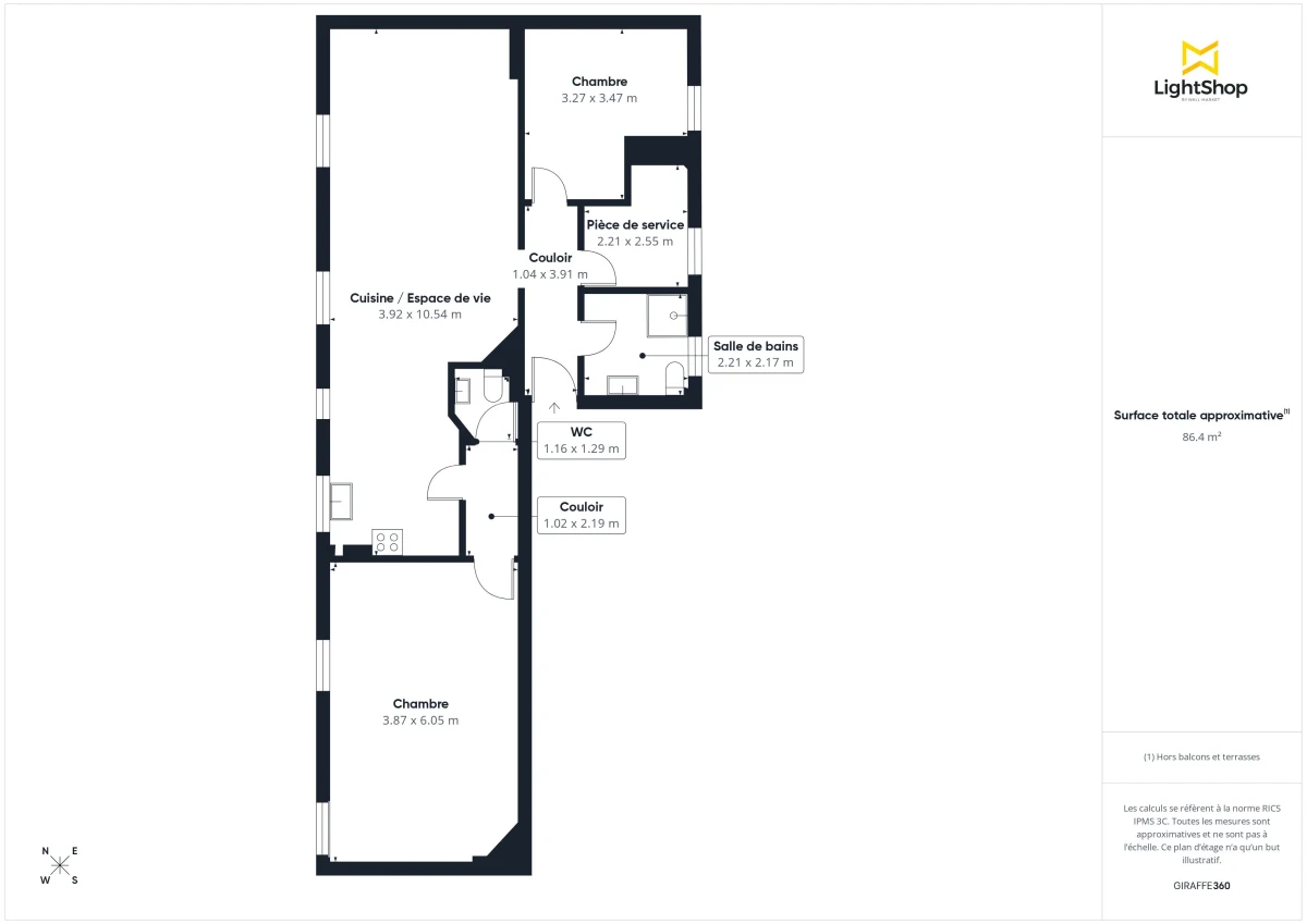 Appartement de 93.0 m² à Ivry-sur-Seine