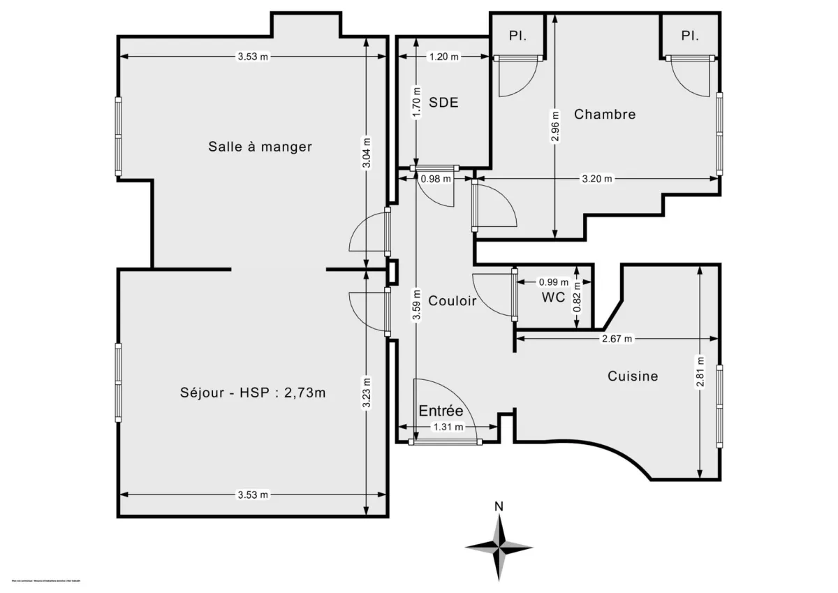 Appartement de 40.24 m² à Paris