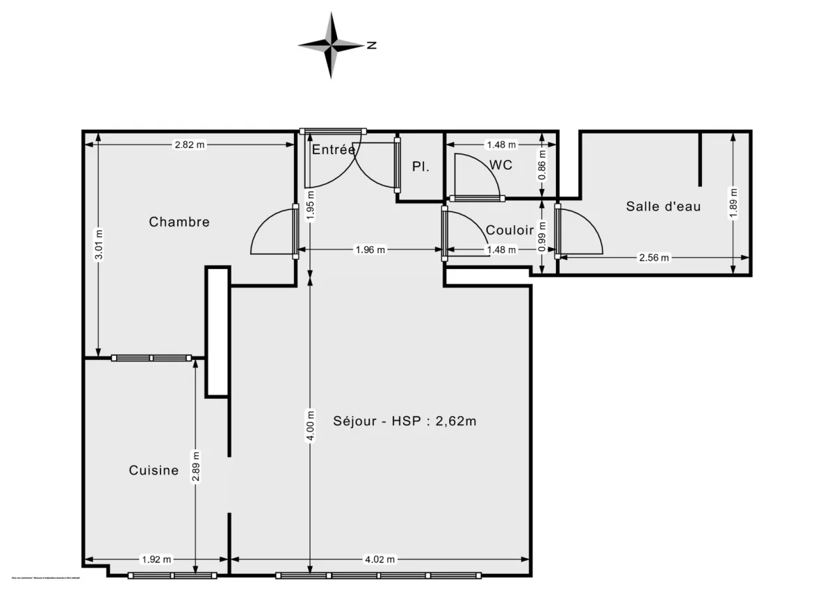 Appartement de 40.07 m² à Paris