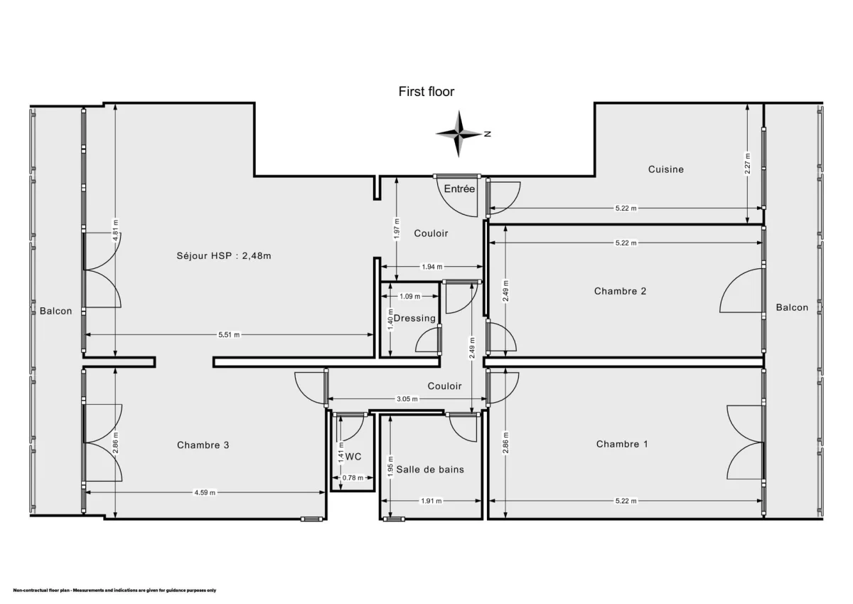 Appartement de 89.05 m² à Saint-Maurice