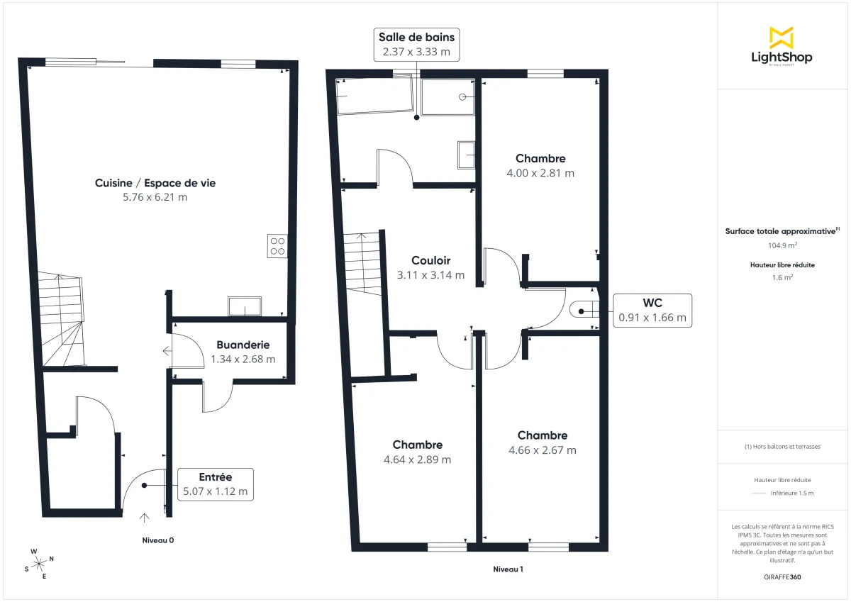 Maison de 100.0 m² à Eysines