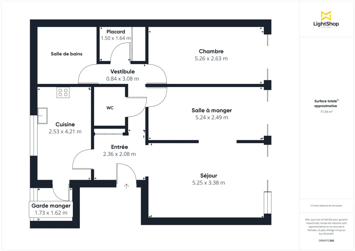 Appartement de 81.0 m² à Paris