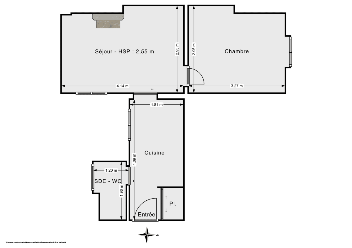 Appartement de 32.0 m² à Paris