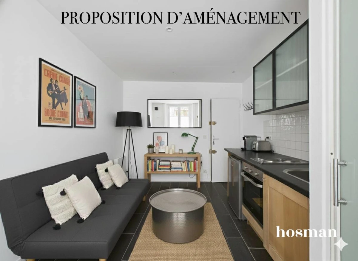 Appartement de 9.02 m² à Paris