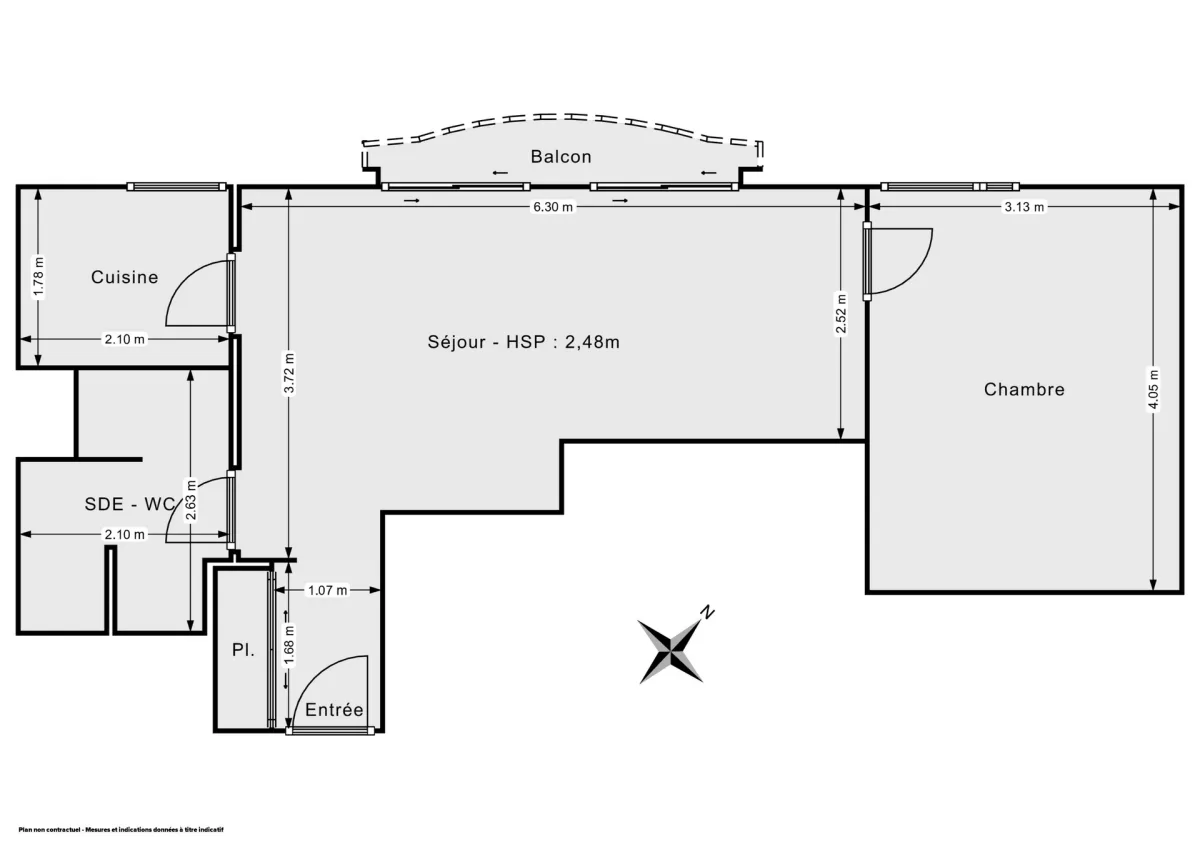 Appartement de 42.41 m² à Paris