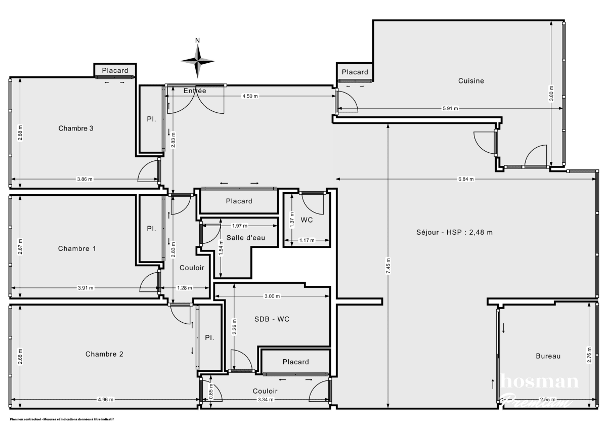 Appartement de 127.0 m² à Paris