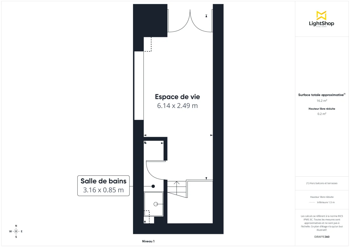 Appartement de 60.0 m² à Bordeaux