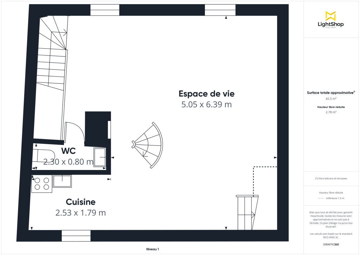 Appartement de 65.0 m² à Orgeval