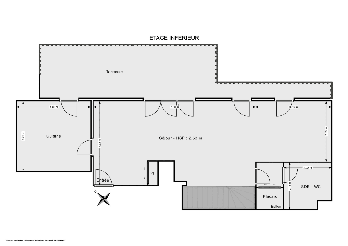 Duplex de 103.07 m² à Clichy