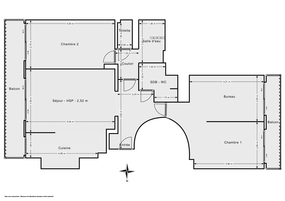 Appartement de 82.2 m² à Paris