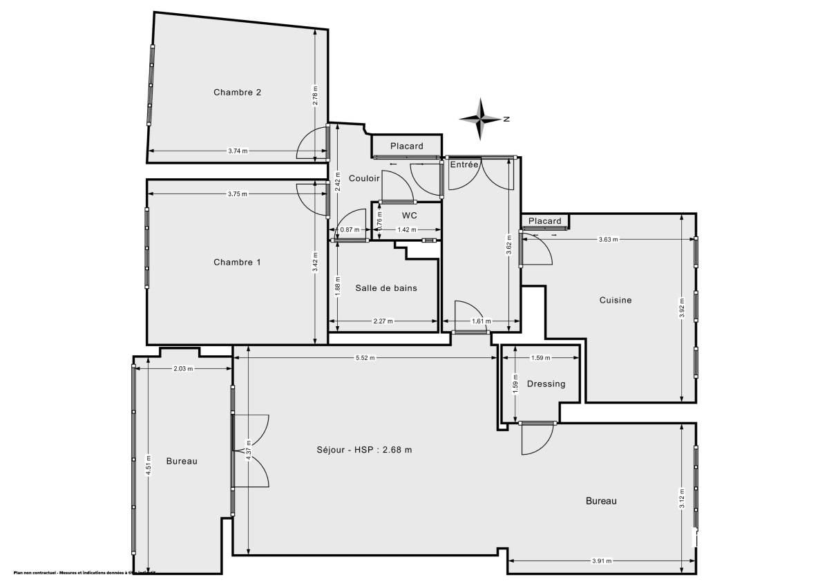 Appartement de 89.44 m² à Saint-Cloud