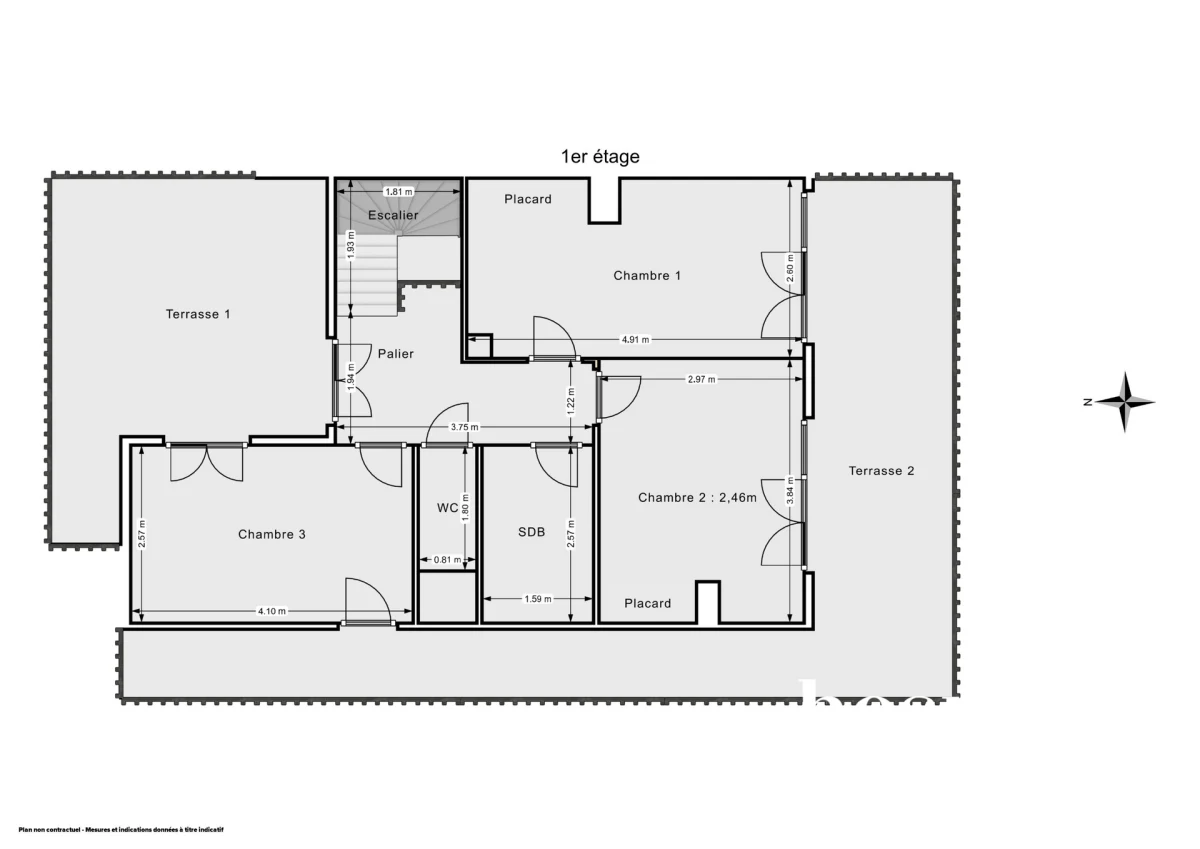 Appartement de 84.52 m² à Saint-Denis