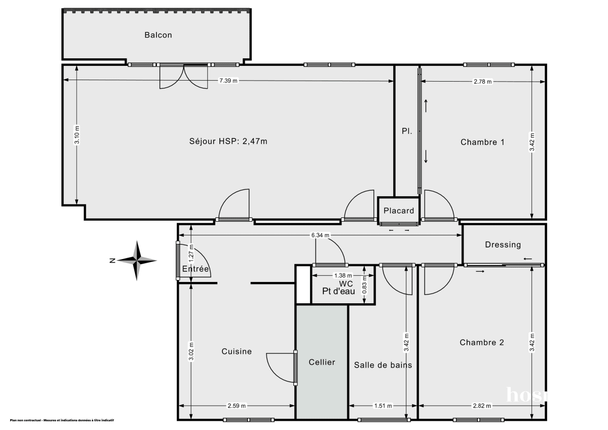 Appartement de 69.0 m² à Nogent-sur-Marne