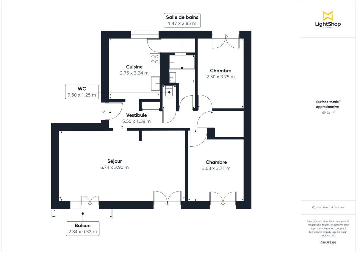 Appartement de 68.0 m² à Nantes