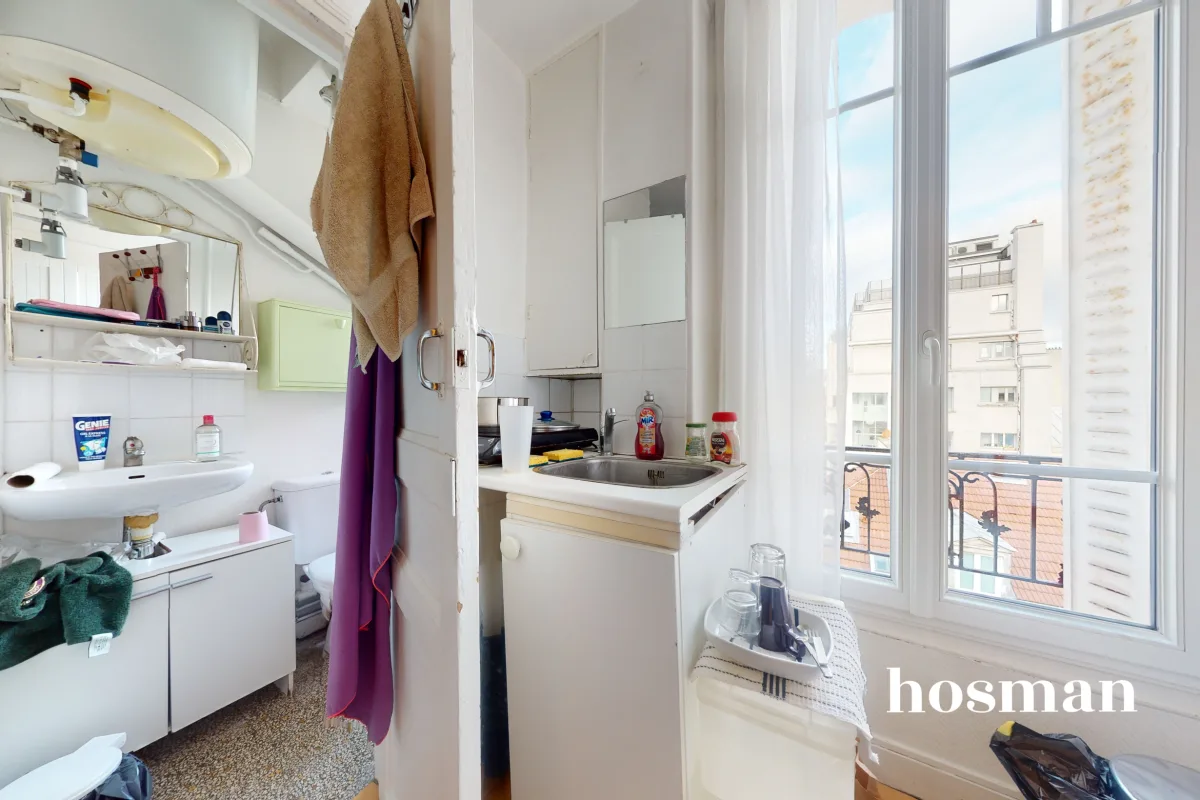 Appartement de 13.09 m² à Paris