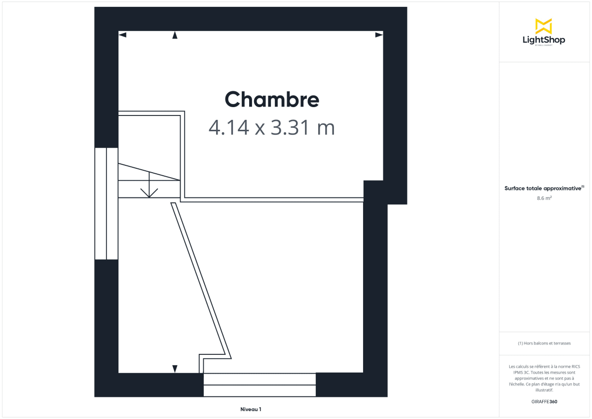 Appartement de 28.0 m² à Bordeaux