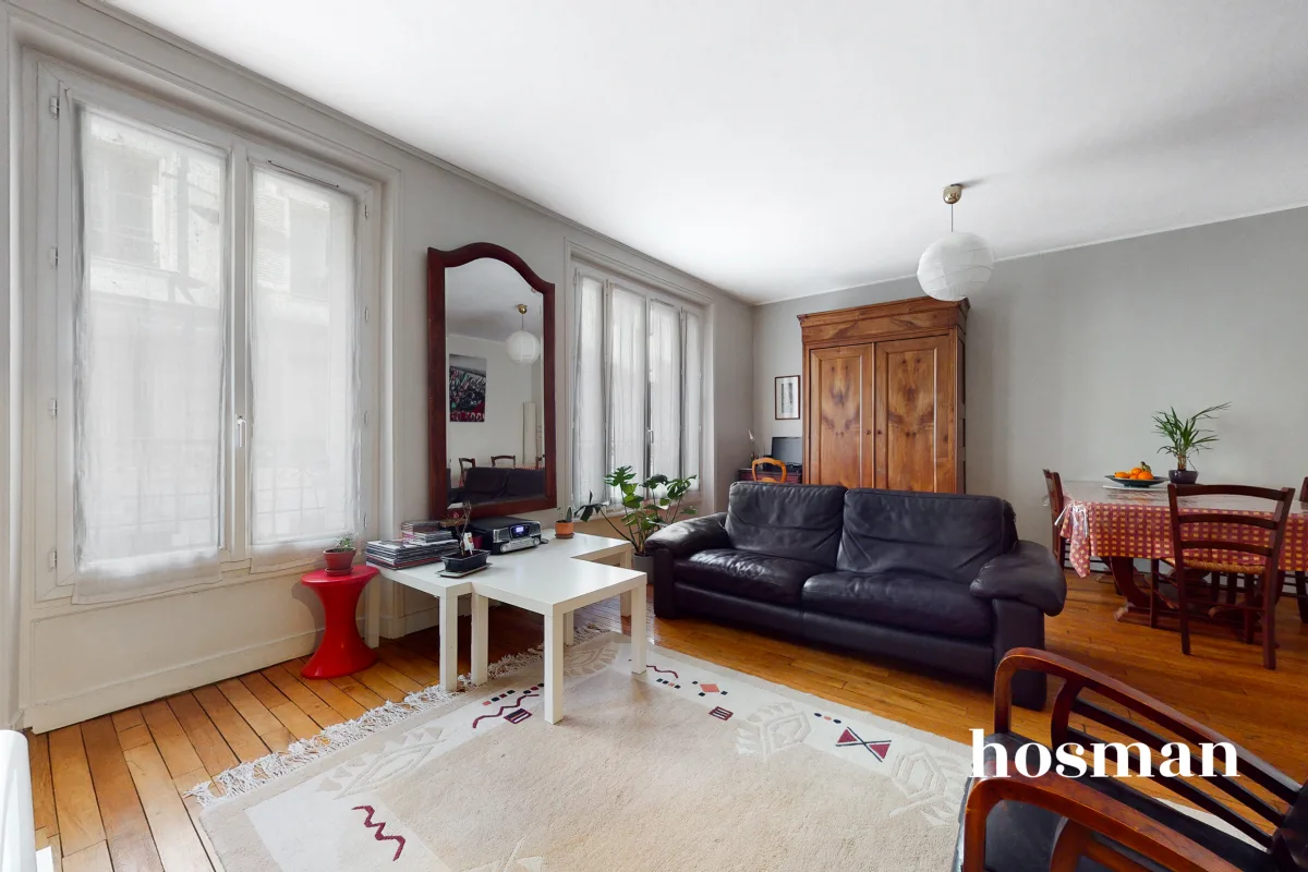 Coup de cœur ! 3/4 pièces de 71m2 - Batignolles - Rue Nollet 75017 Paris