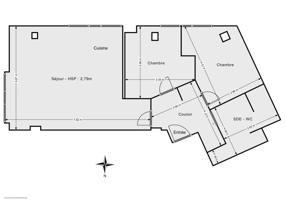 Appartement de 57.0 m² à Nantes