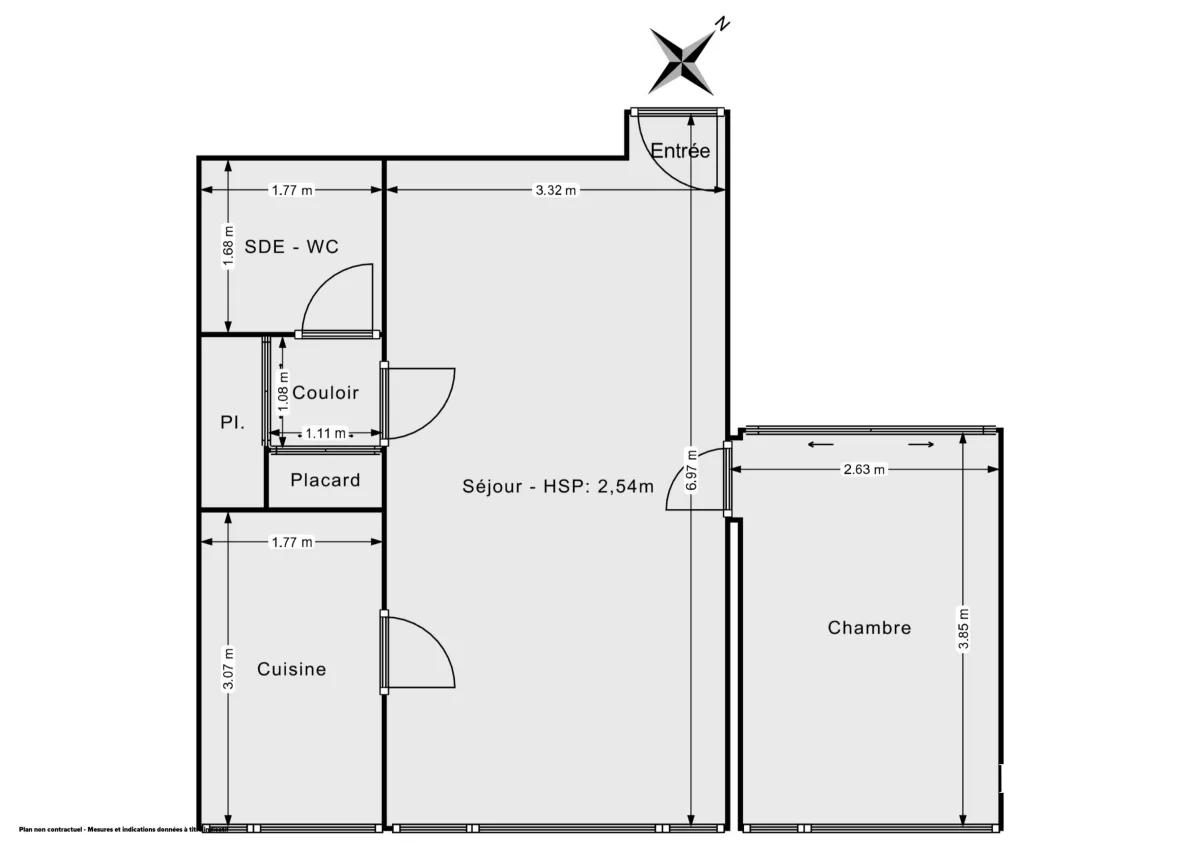 Appartement de 42.0 m² à Paris