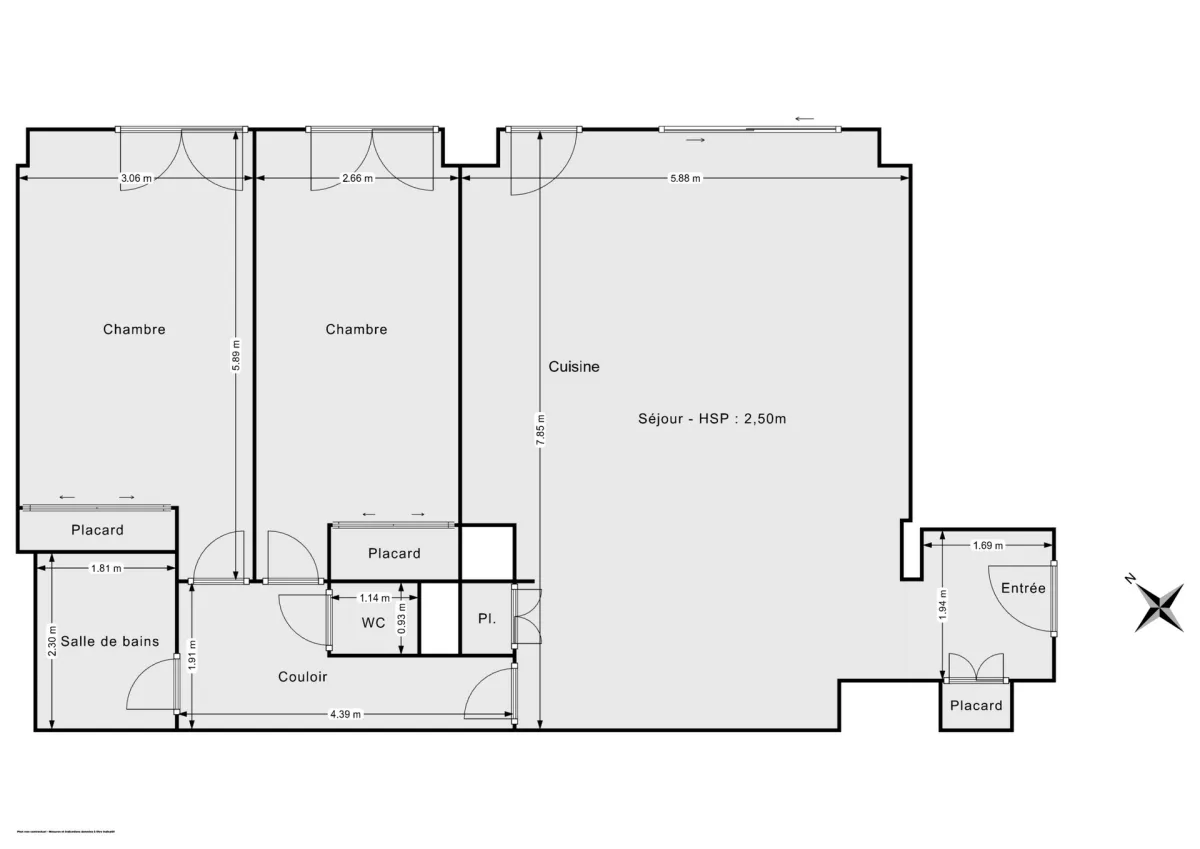 Appartement de 92.0 m² à Paris