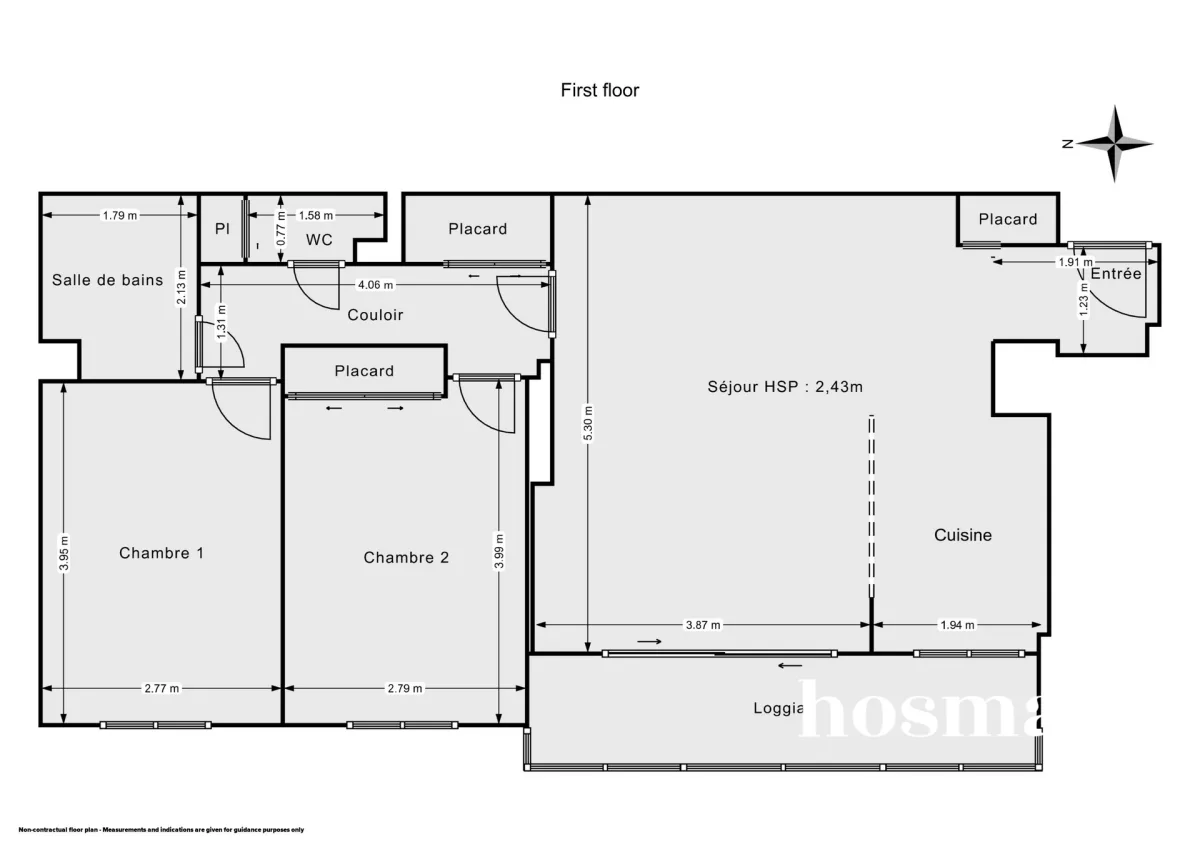 Appartement de 67.9 m² à Saint-Cloud