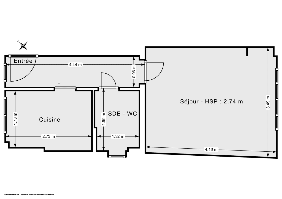 Appartement de 27.0 m² à Montrouge