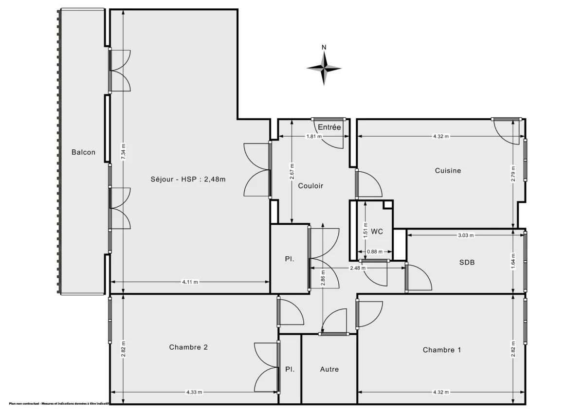 Appartement de 84.03 m² à Villeurbanne