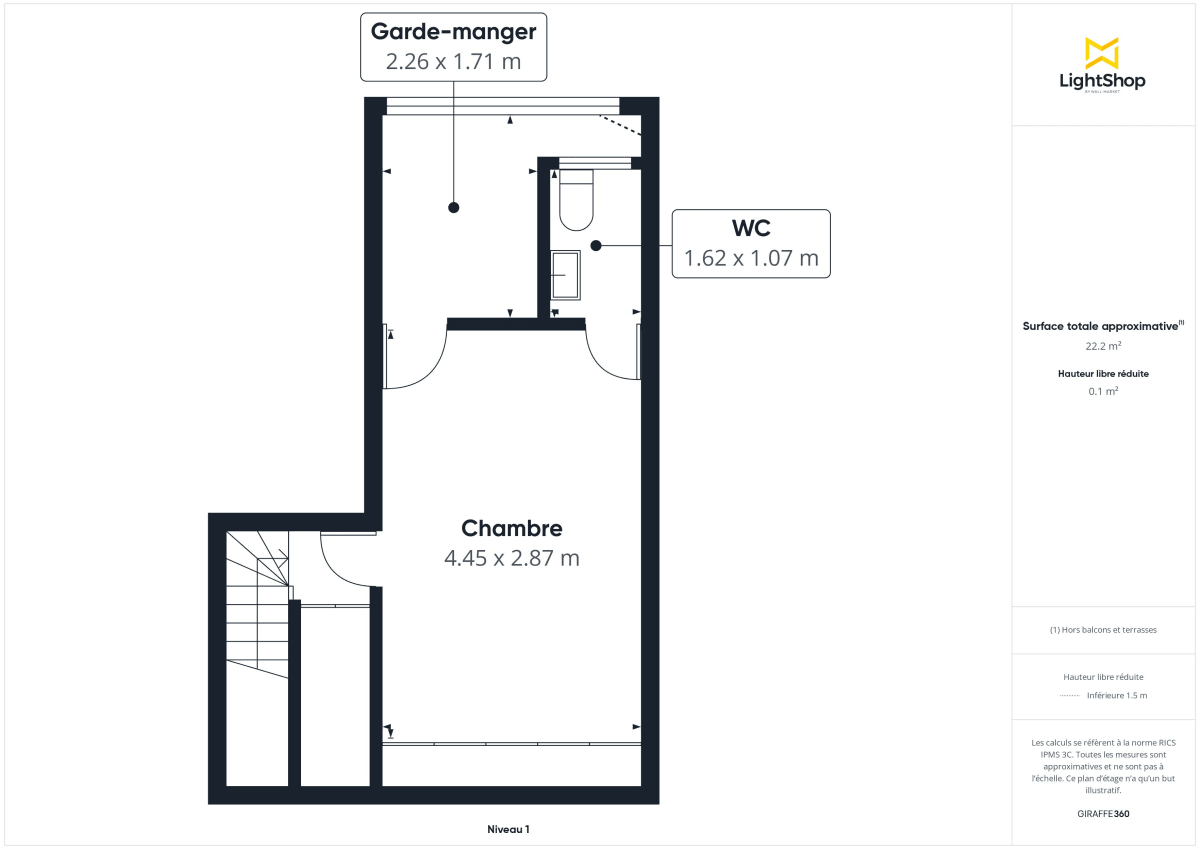 Appartement de 42.3 m² à Arcachon
