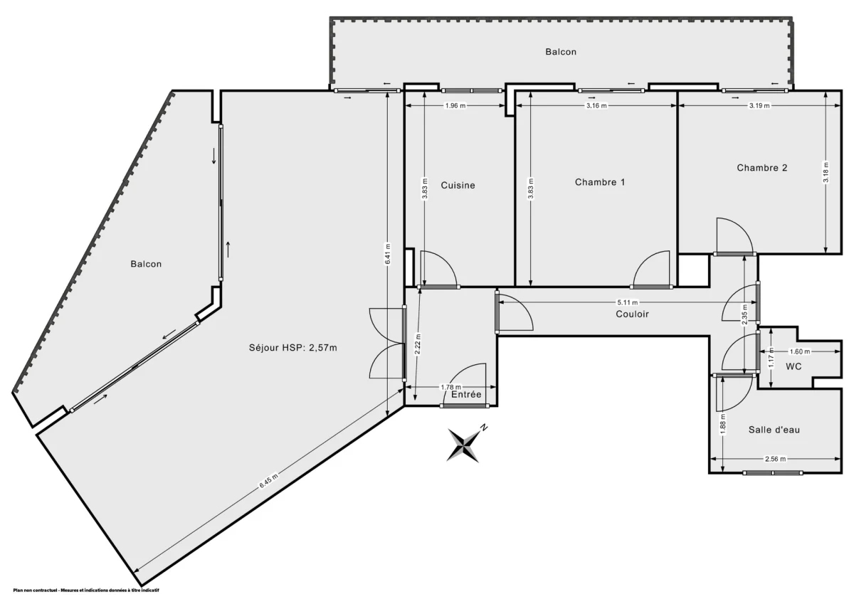 Appartement de 83.0 m² à Paris