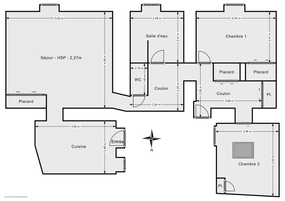 Appartement de 64.42 m² à Nantes