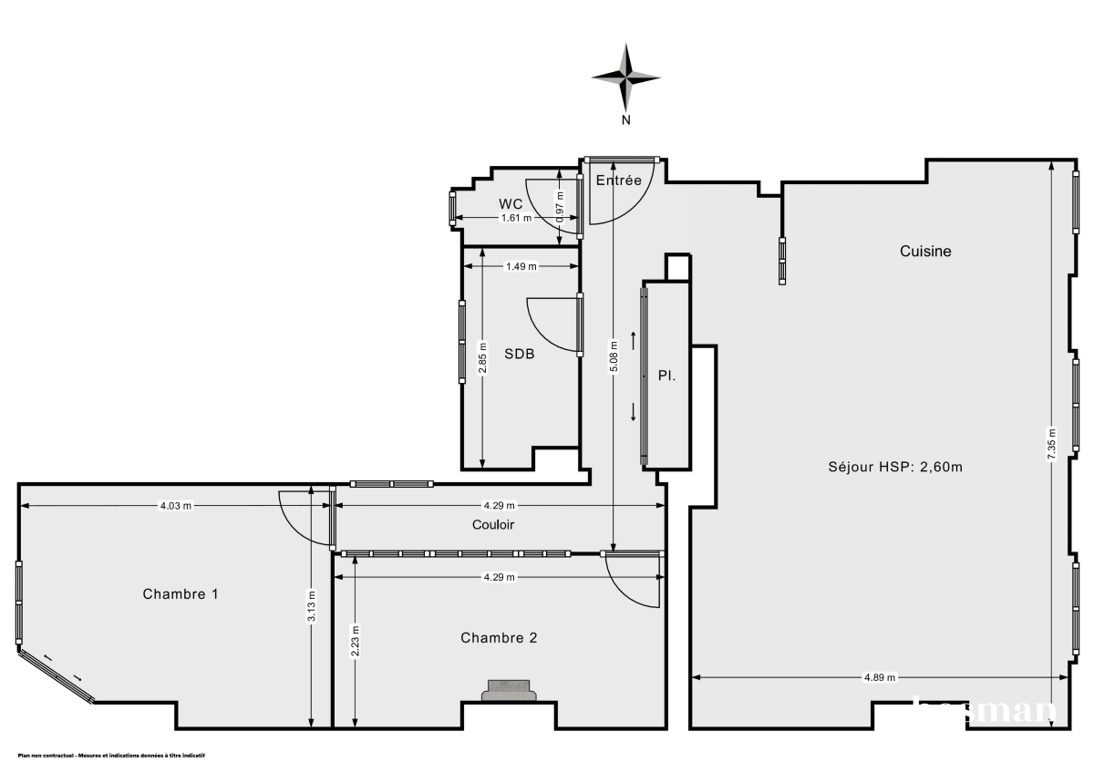 Appartement de 67.0 m² à Paris