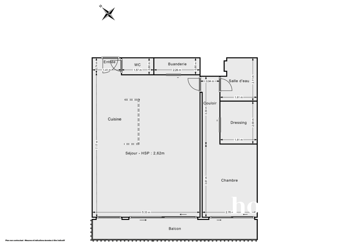 Appartement de 60.0 m² à Paris