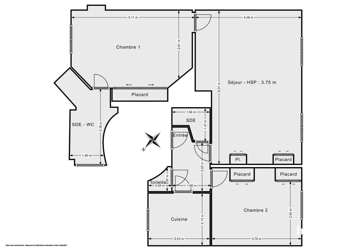 Appartement de 71.17 m² à Paris
