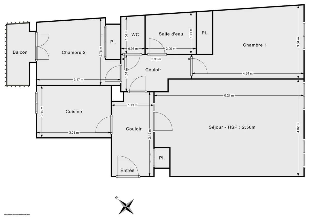 Appartement de 66.32 m² à Asnières-sur-Seine