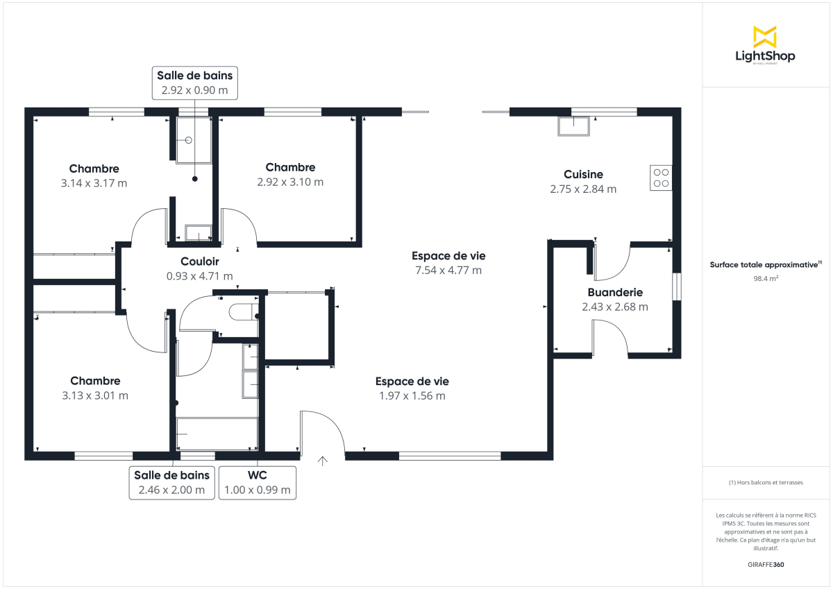Maison de 106.0 m² à Ambarès-et-Lagrave