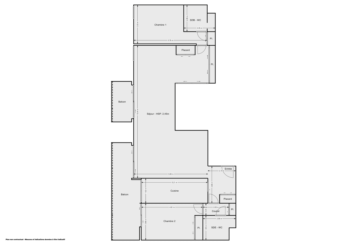 Appartement de 110.0 m² à Paris